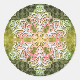 Sticker voor fijne snede in de winter-ijs