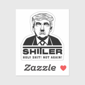 Sticker voor Funny Anti Trump (SHITLER)