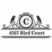 Sticker voor gepersonaliseerde e-mailboxadressen (Voorkant)