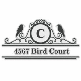 Sticker voor gepersonaliseerde e-mailboxadressen