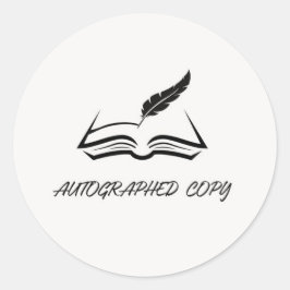 Sticker voor gesigneerde kopie