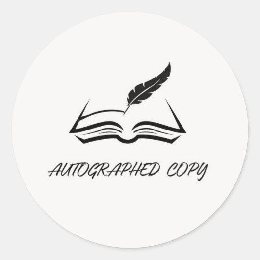 Sticker voor gesigneerde kopie (Voorkant)