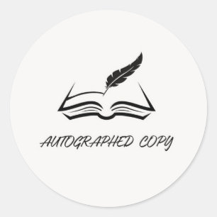 Sticker voor gesigneerde kopie