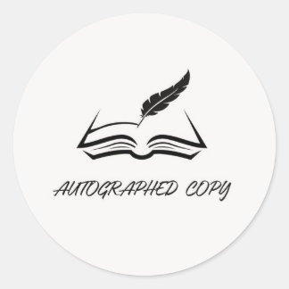 Sticker voor gesigneerde kopie