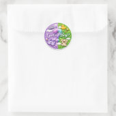 Sticker voor geslachtsonthullingfeestje – Meisje o (Tas)