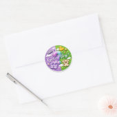 Sticker voor geslachtsonthullingfeestje – Meisje o (Envelop)