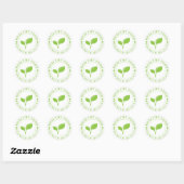 Sticker voor gezonde voeding van premiumkwaliteit (Vel)
