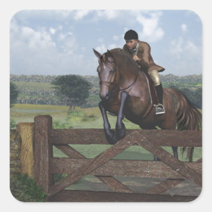 Sticker voor graafpaarden