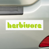 Sticker voor herbivoor (Op auto)