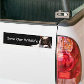 Sticker voor het bewustzijn van dieren in het wild (Op Truck)