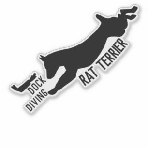 Sticker voor het duiken van rotshandel