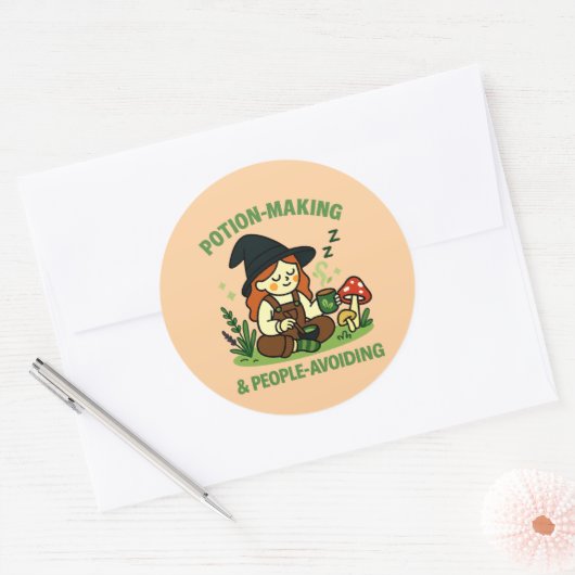 Sticker voor het maken van drankjes (Envelop)