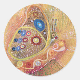 Sticker voor het schilderen van vlinten