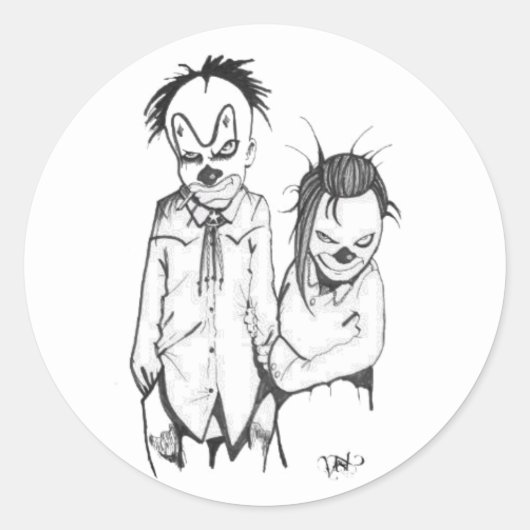 Sticker voor het tekenplein Mamma en Pappa (Voorkant)