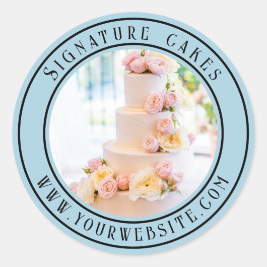Sticker voor het verpakken van taarten (Voorkant)