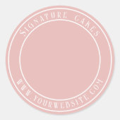 Sticker voor het verpakken van taarten (Voorkant)