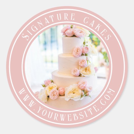 Sticker voor het verpakken van taarten (Voorkant)