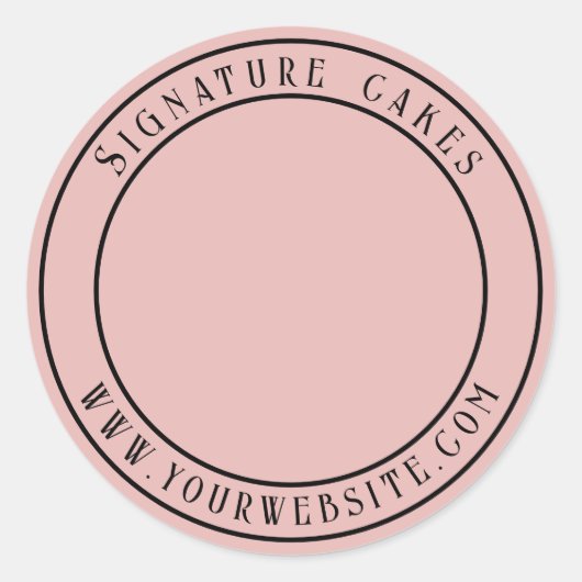 Sticker voor het verpakken van taarten (Voorkant)