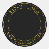 Sticker voor het verpakken van taarten (Voorkant)