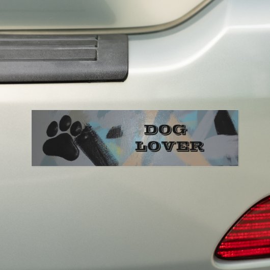 Sticker voor hondenliefhebbers bumpersticker (Op auto)