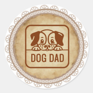Sticker voor hondenliefhebbers honden papa