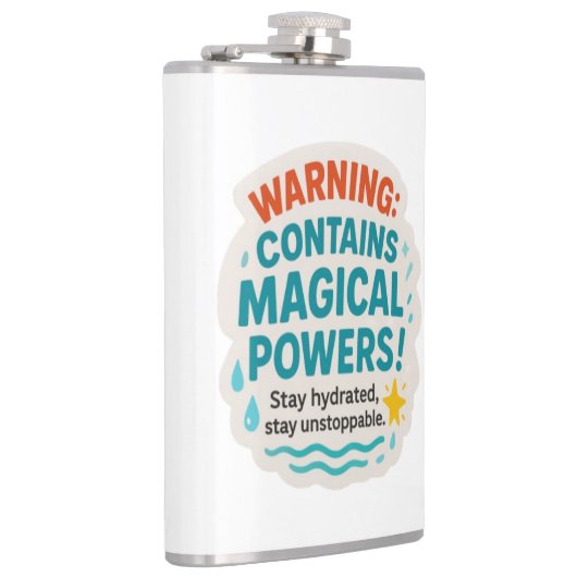 Sticker voor hydratatiewaarschuwing heupfles (Rechts)