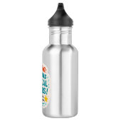 Sticker voor hydratatiewaarschuwing waterfles  (Rechts)