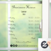 Sticker voor kantooruren (Huis)