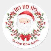 Sticker voor kerstkerstkerstmis met de lul (Voorkant)