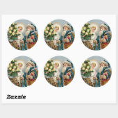 Sticker voor kerstverdeling (Vel)