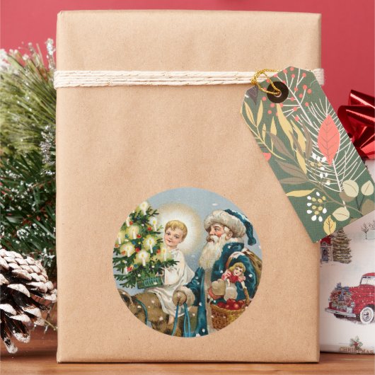Sticker voor kerstverdeling (Feestdagen)