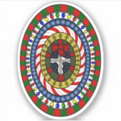 Sticker voor kerstviering (Voorkant)