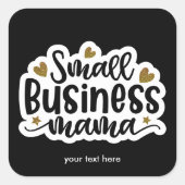 Sticker voor kleine zakelijke mama (Voorkant)