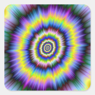 Sticker voor kleurexplosie