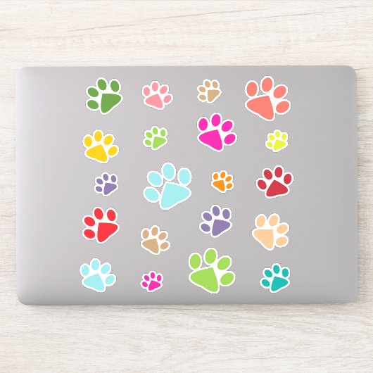 Sticker voor kleurrijke verfprinters Ontwerpcontro (Computer)