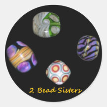 Sticker voor kralenbrood