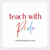 Sticker voor leraar Pride (Voorkant)