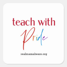 Sticker voor leraar Pride