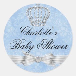 Sticker voor Little Prince Diamond Crown Baby Show