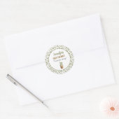 Sticker voor Little Sprout Baby Shower (Envelop)