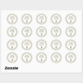 Sticker voor Little Sprout Baby Shower (Vel)