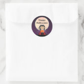 Sticker voor Little Vampire Dracula Halloween-fees (Tas)