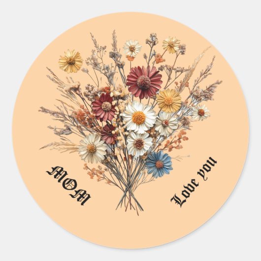 Sticker voor mama (Voorkant)
