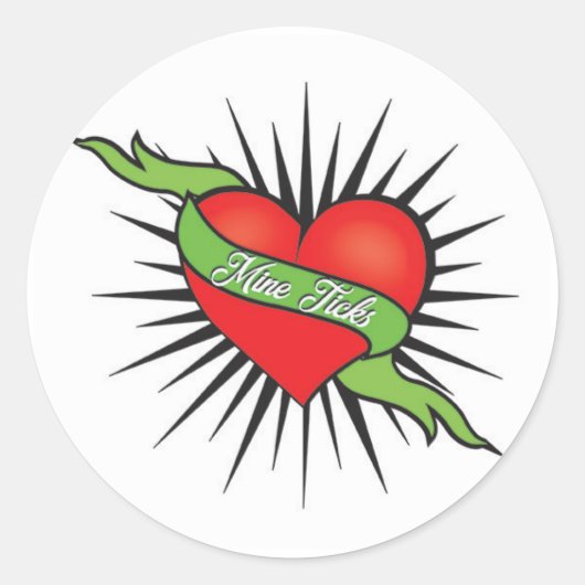 Sticker voor mechanische hartklepontvanger (Voorkant)