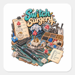 Sticker voor mechanische toetsenbord Switch Surger