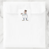 Sticker voor medisch specialist Square (Tas)
