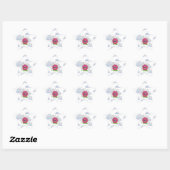 Sticker voor Monster Bash in de Wolken verjaardags (Vel)