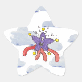 Sticker voor Monster Bash in de Wolken verjaardags