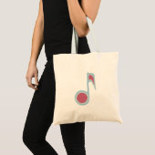 sticker voor muziekbladen tote bag (Voorkant (product))