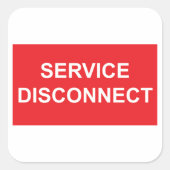 Sticker voor noodontkoppeling (Voorkant)